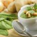 Green mood - healthy cream soup with spinach and cream Spinach cream soup with cream recipe