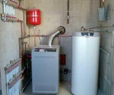 Arrangement and installation of internal gas supply at home